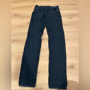 Just Black Denim Black Jeans Size 28